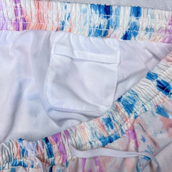 Women’s Old Navy Active Run Shorts | White Tie Dye | Dolphin Hem | Size Medium - Picture 11 of 13